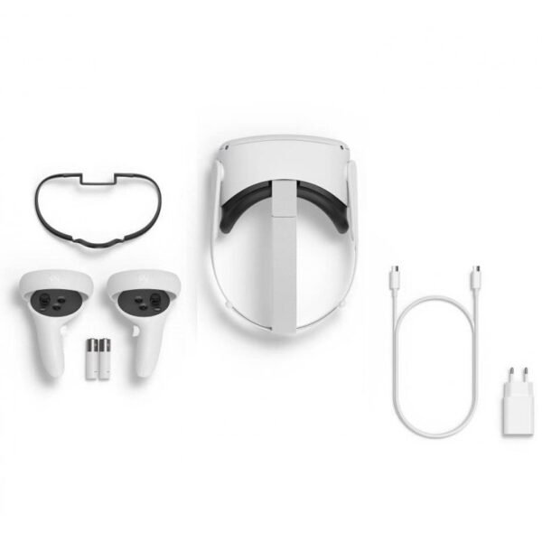 Casque de réalité virtuelle tout-en-un dernière génération – Meta Quest 2 – 256 Go